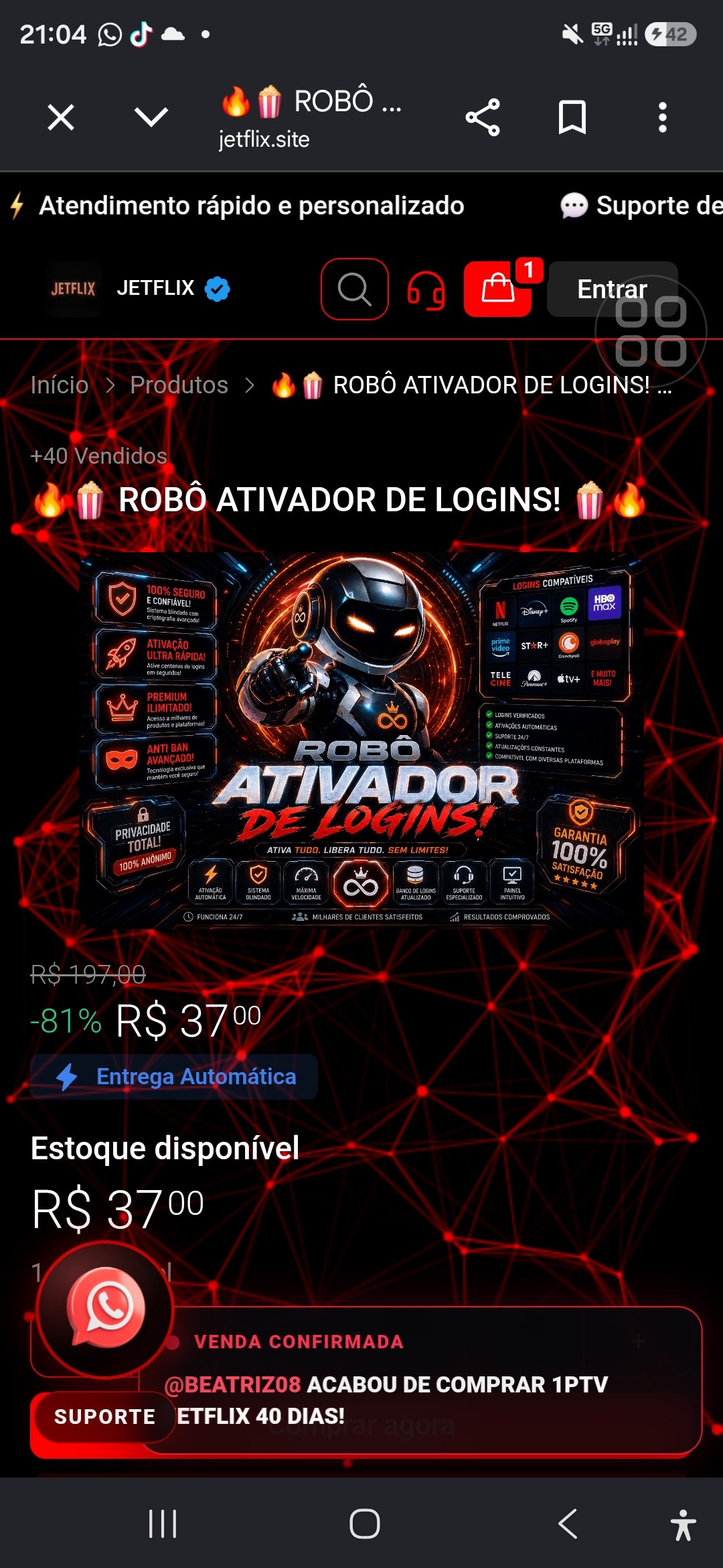 Ativador de logins pfvr Jetadm 🙏 #presente #pfvr